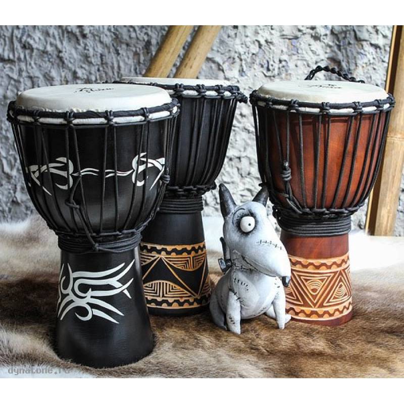 Фото YUKA DJWTT07-16 - Джембе с верёвочной настройкой Юка