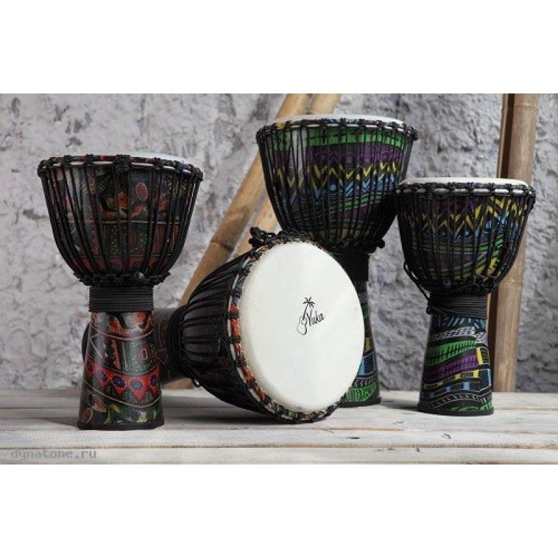 Фото YUKA DJPC010-20 - Джембе с верёвочной настройкой Юка