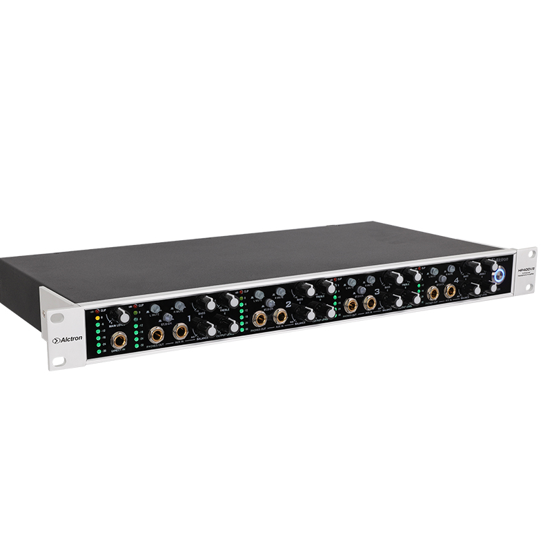 Фото Предусилитель для наушников Alctron HP400 V2 4 канальный, рэковый