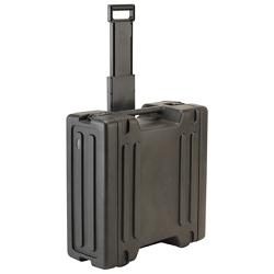 Фото SKB R6W рэковый кейс повышенной прочности, 6 высоты, глуб. 47 см. "US-RACKS", выдвижная ручка, колеса