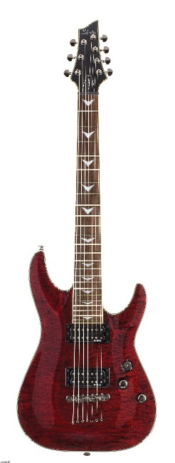 Фото Электрогитара Schecter Omen Extreme-7 Ruby