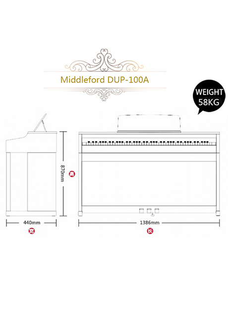 Фото Пианино Middleford DUP-100A