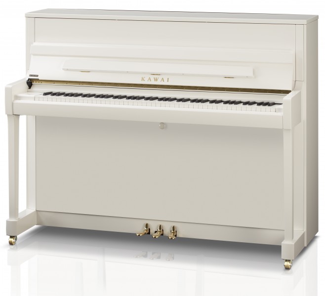 Фото Акустическое пианино Kawai K200 WH/P
