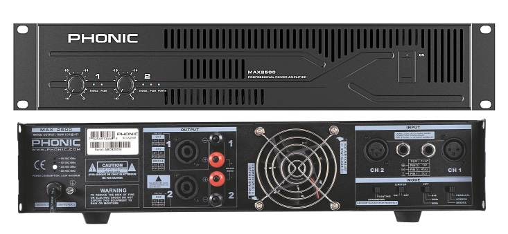 Фото PHONIC MAX 2500 V10
