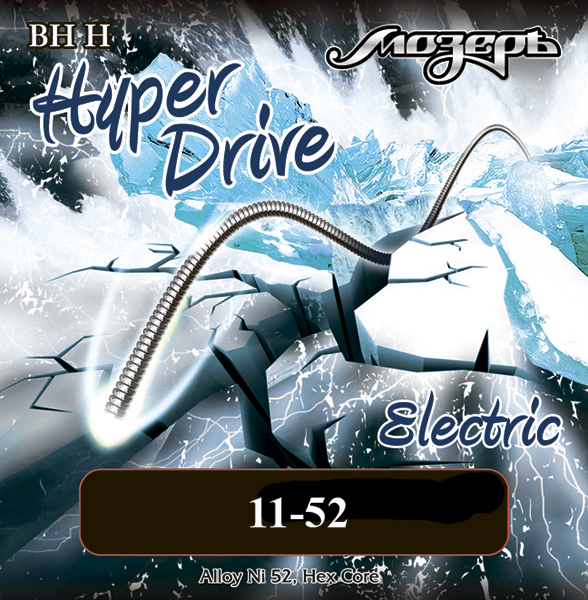 Фото Комплект струн для электрогитары Мозеръ BH-H Hyper Drive