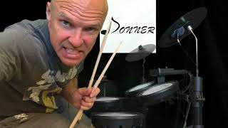 Фото Электронная ударная установка DONNER DED-100 5 Drums 3 Cymbals