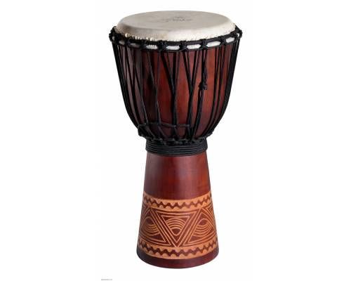 Фото YUKA DJWN010-20BR2 - Джембе с верёвочной настройкой Юка