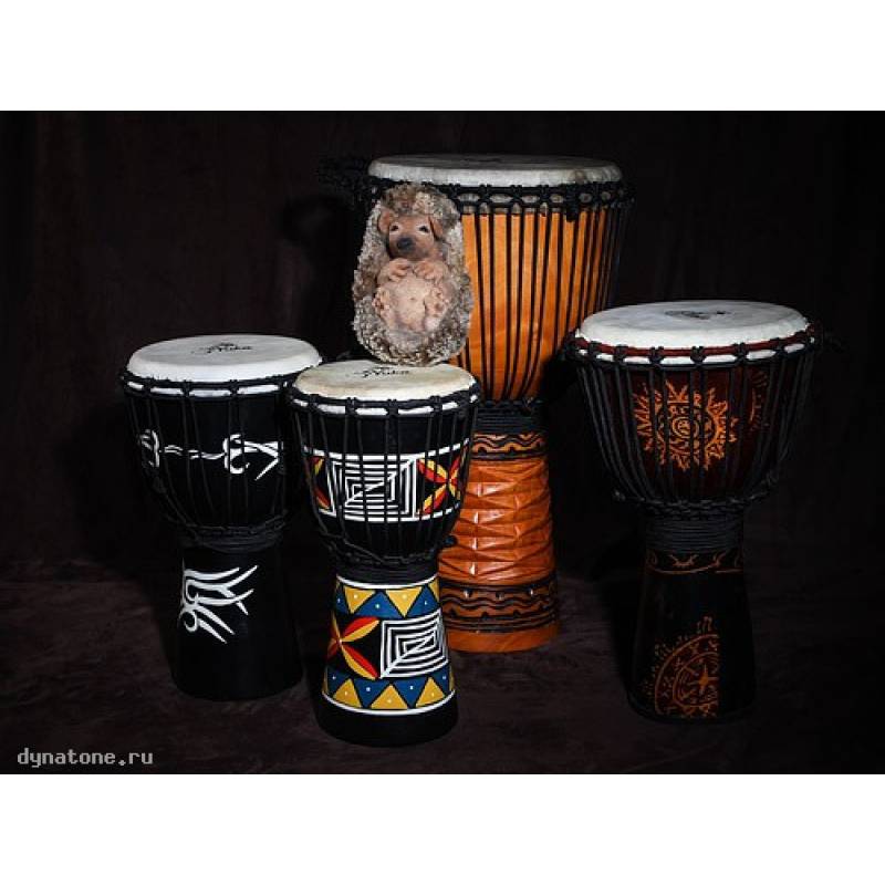 Фото YUKA DJWTT07-16 - Джембе с верёвочной настройкой Юка
