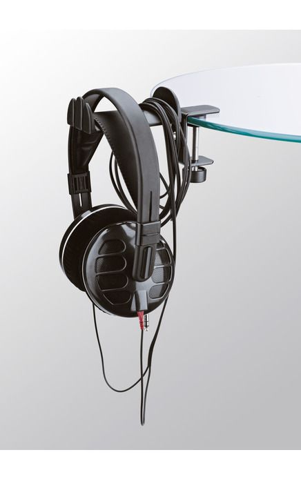 Фото K&M 16090-000-55  держатель для наушников на струбцине, для стола, не поворот