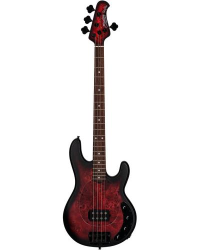 Фото Бас-гитара Sterling StingRay HH Dark Scarlet Burst