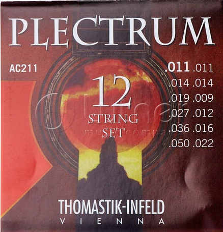 Фото Комплект струн  Thomastik AC211 Plectrum для 12-струнной акустической гитары