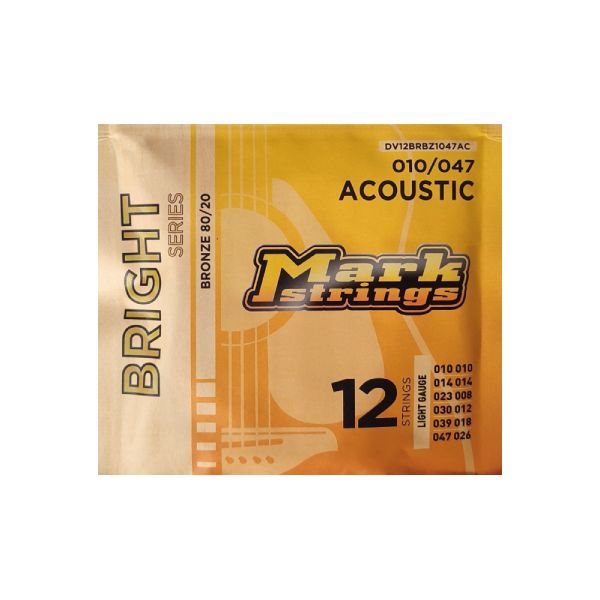 Фото Струны Markbass Bright Series DV12BRBZ1047AC