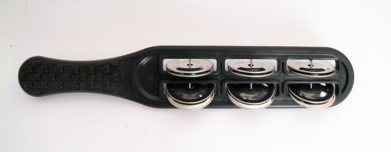 Фото Бубенцы плоские на пластиковой черной ручке, 6 пар Fleet FLT-G16-2B