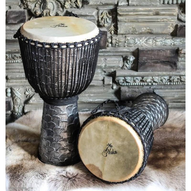 Фото YUKA DJWPRO012-24 Dragon - Джембе с верёвочной настройкой Юка