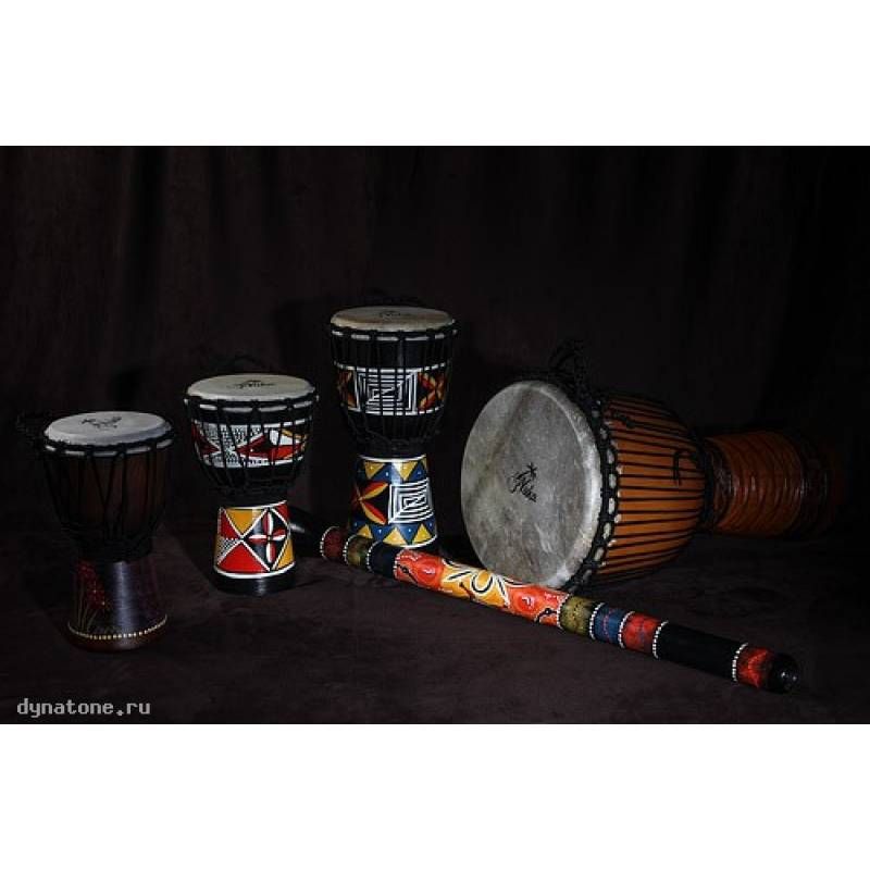 Фото YUKA DJWD06-12 - Джембе с верёвочной настройкой Юка