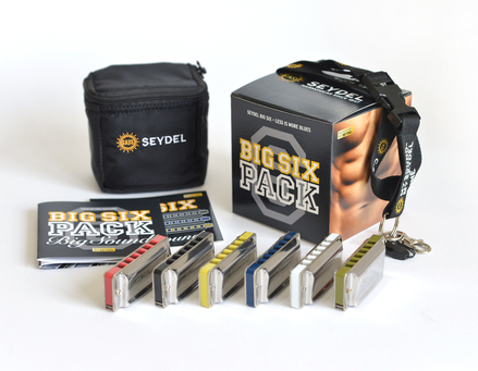 Фото Набор губных гармошек Seydel Sohne 16666-set Big Six Blues Pack