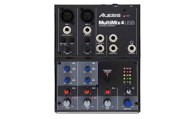 Фото Микшерный пульт Alesis MultiMix 4USB
