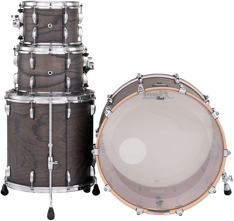 Фото Ударная установка из 4-х барабанов Pearl STS924XSP/ C852, цвет Black Satin Ash