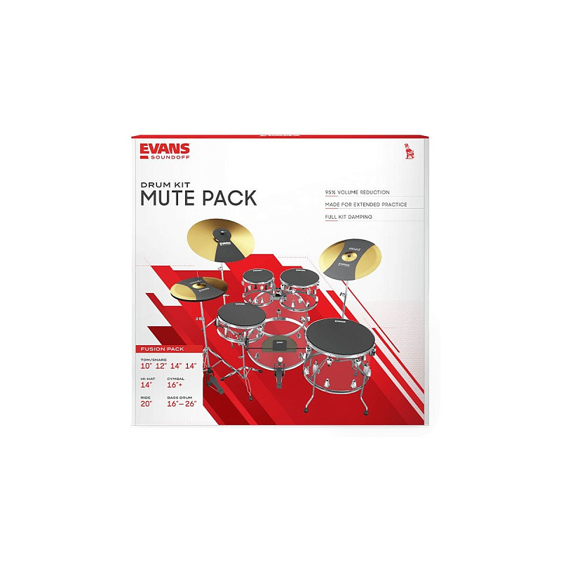 Фото Комплект резиновых заглушек Evans SOSETFSN