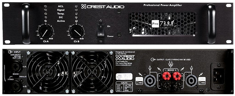 Фото Усилитель мощности Crest Audio Pro 7200