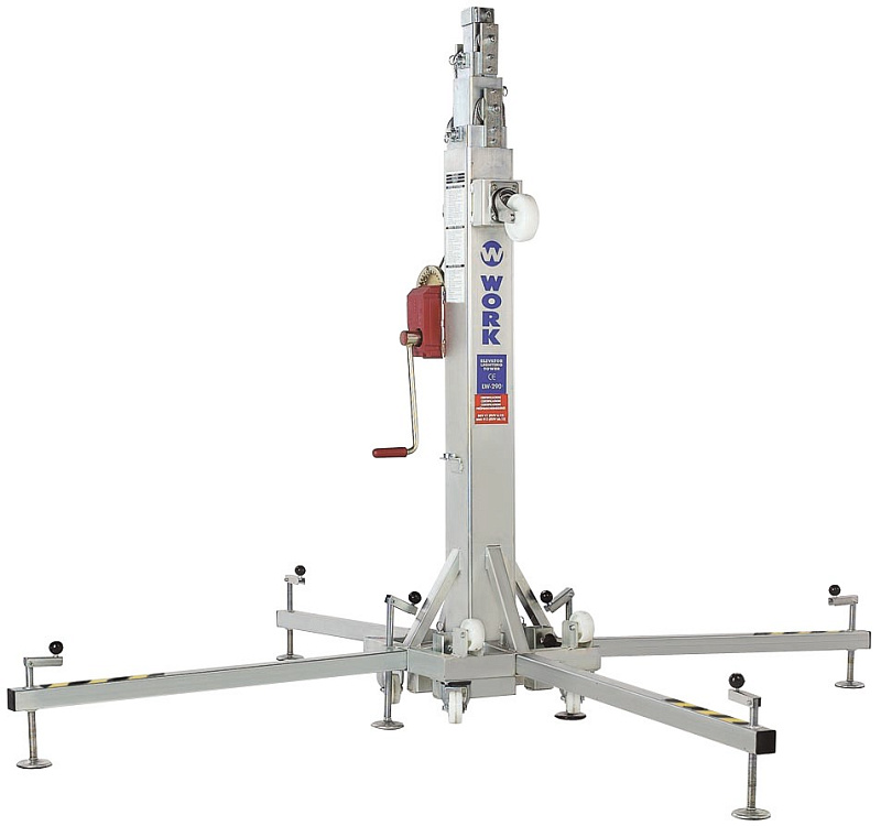 Фото Work LW-290  Раздвижная световая стойка-элеватор