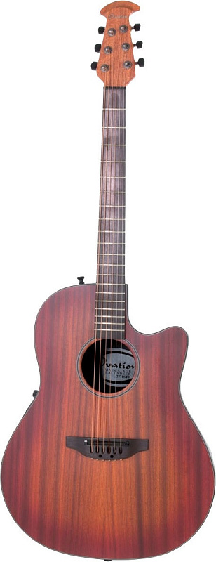 Фото OVATION 2771STR-MB Main Street Balladeer Mahogany Satin Burst