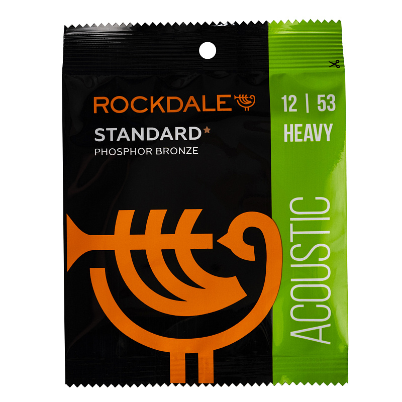 Фото Струны ROCKDALE STANDARD 12-53 Phosphor Bronze Heavy