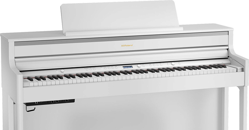 Фото Цифровое пианино ROLAND HP704 WH SET
