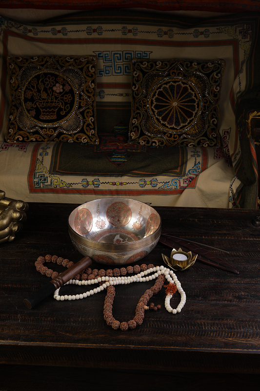 Фото Кованная поющая чаша Sun Full Carving SBSUN-FC