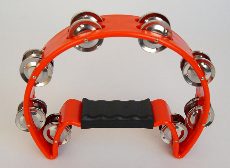 Фото Тамбурин полумесяц 8 пар бубенцов Fleet FLT-TW16