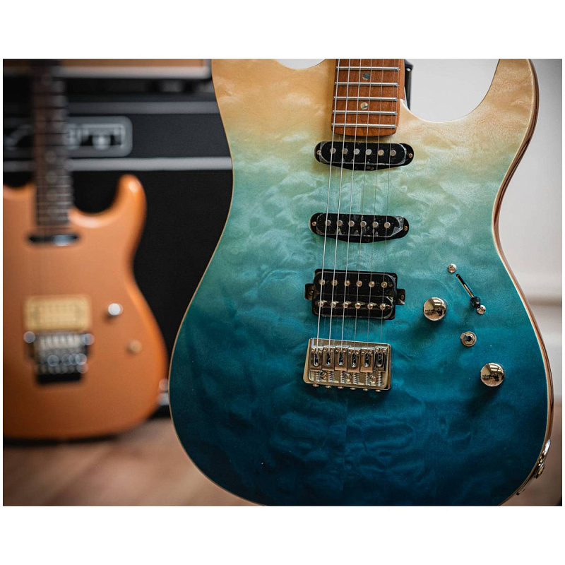 Фото Электрогитара JET JS-1000 QTBL