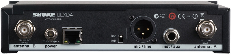 Фото SHURE QLXD24E/KSM9 вокальная радиосистема с ручным передатчиком KSM9