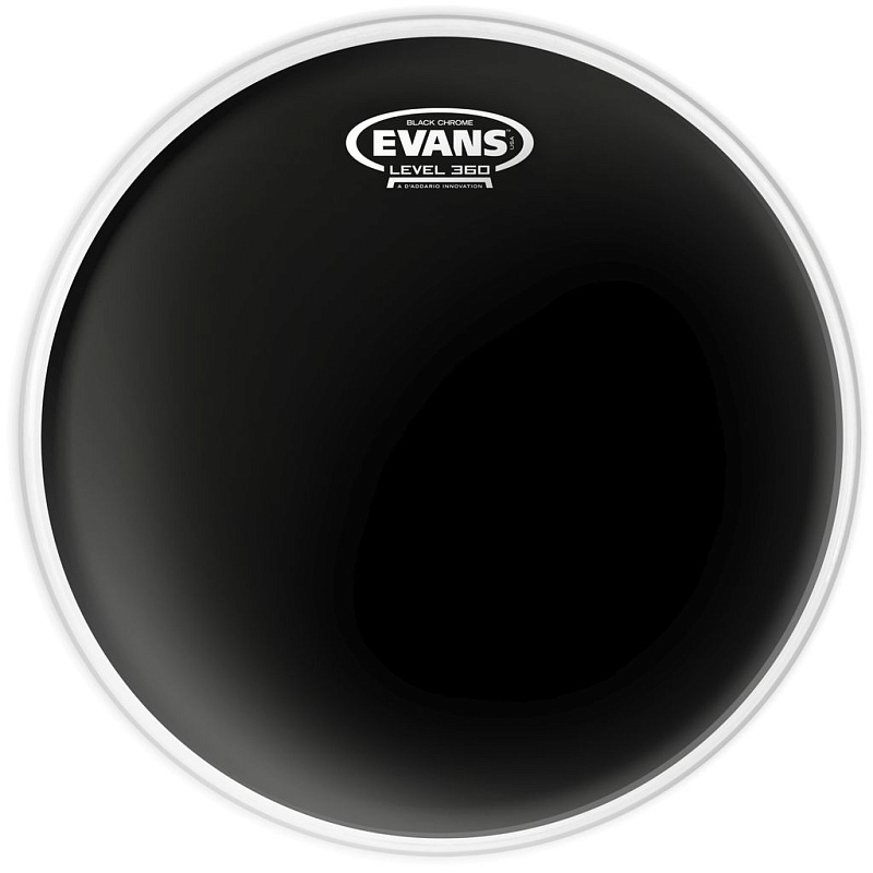 Фото Пластик для барабана Evans TT13CHR Black Chrome