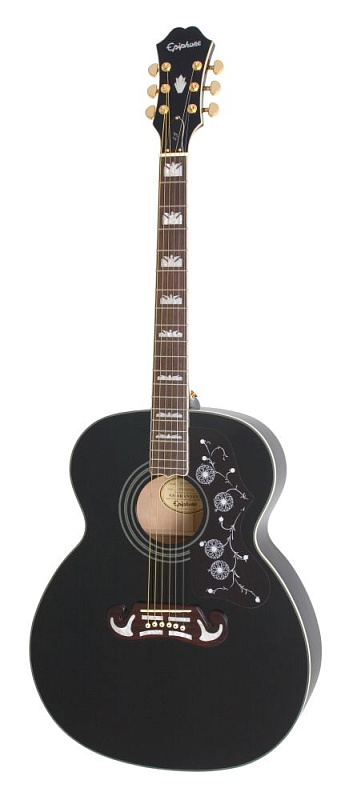 Фото Акустическая гитара EPIPHONE EJ-200 BLACK GLD