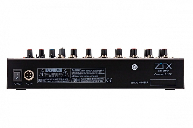 Фото Микшерный пульт ZTX audio Compact 6.1Fx