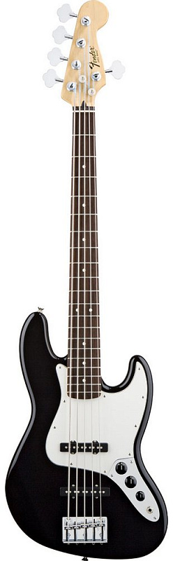 Фото Бас-гитара FENDER STANDARD JAZZ BASS V BLACK TINT