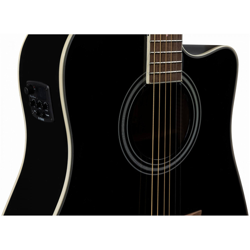 Фото Электроакустическая гитара FLIGHT AD-200 CEQ BK
