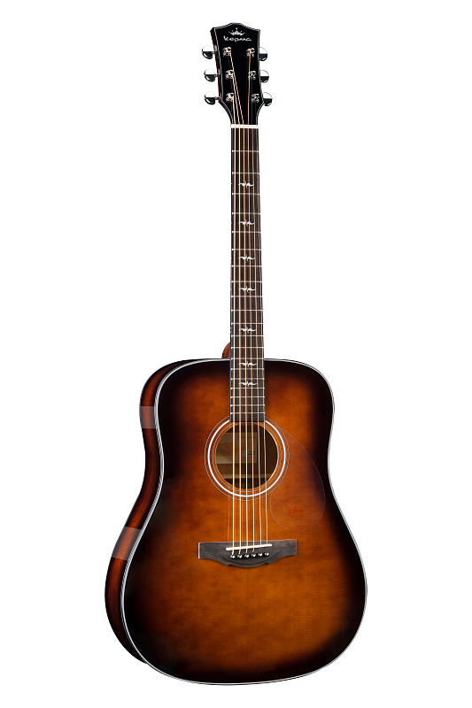 Фото Трансакустическая гитара KEPMA F1E-D Cherry Sunburst