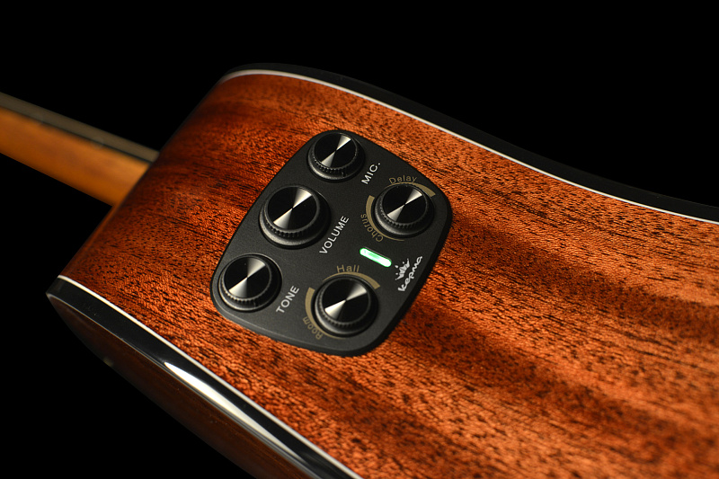 Фото Трансакустическая гитара KEPMA F1E-D Cherry Sunburst