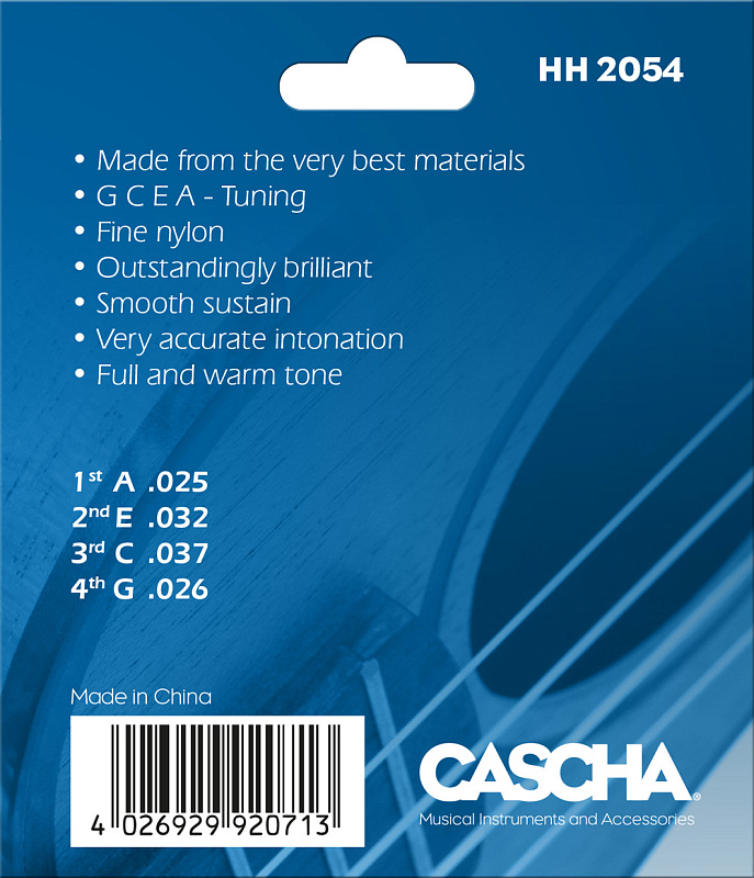 Фото Комплект струн Cascha HH-2054 для концертного укулеле