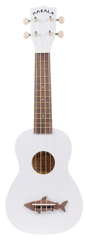 Фото Укулеле KALA MK-SS/WHT MAKALA SHARK, SOPRANO UKULELE, GREAT WHI