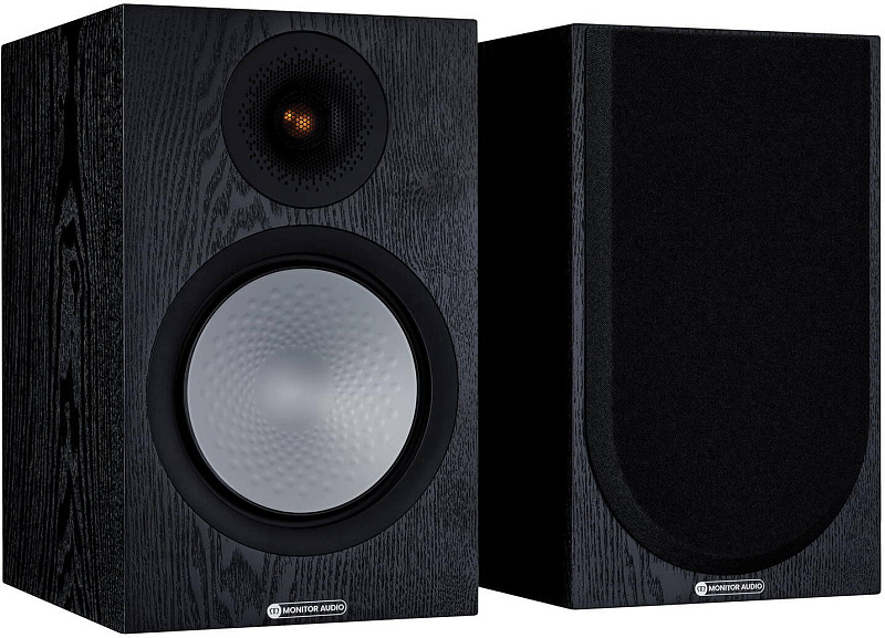 Фото Полочная акустика Monitor Audio Silver 100 Black Oak (7G)