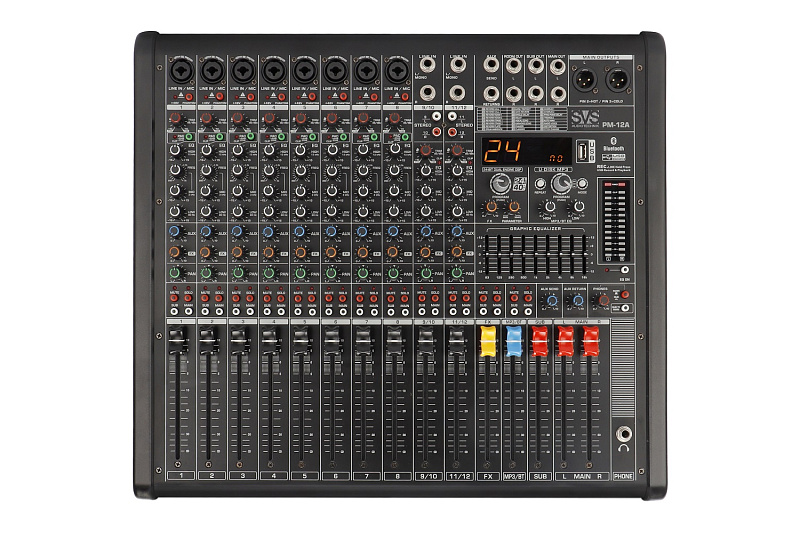 Фото Активный аналоговый микшерный пульт SVS Audiotechnik PM-12A