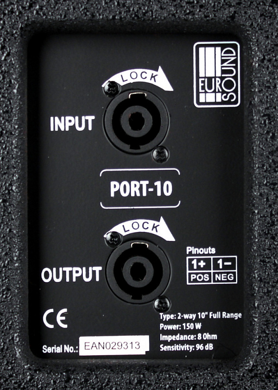 Фото Пассивная акустическая система EUROSOUND PORT-10