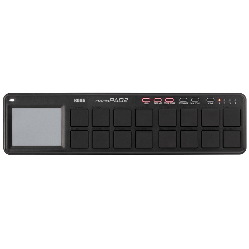 Фото KORG NANOPAD2-BK портативный USB-MIDI-контроллер, цвет ч рный