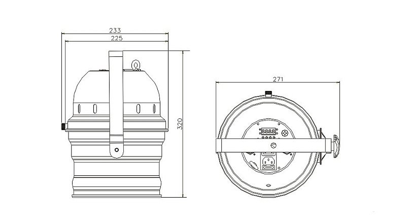 Фото ESTRADA PRO LED PAR 64 1812 BK Светодиодный прожектор типа PAR64
