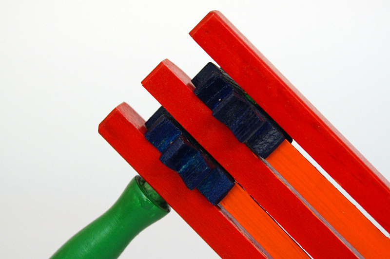 Фото Трещотка-вертушка деревянная с двумя язычками Fleet FLT-G20-2