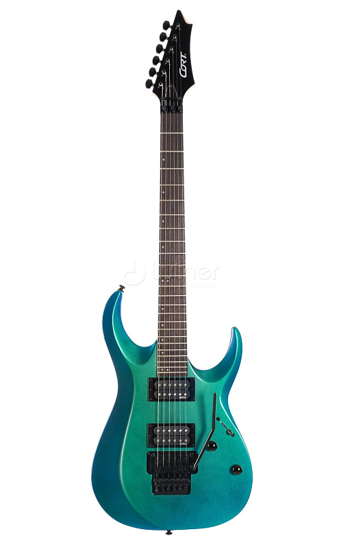 Фото X300-FBL X Series Электрогитара, синяя, Cort