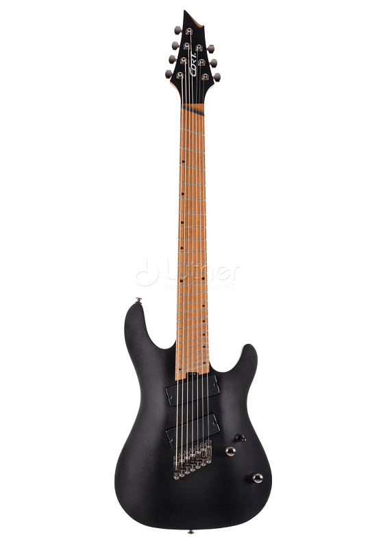 Фото KX307MS-OPBK KX Series Электрогитара 7-струнная, мультимензурная, черная, Cort