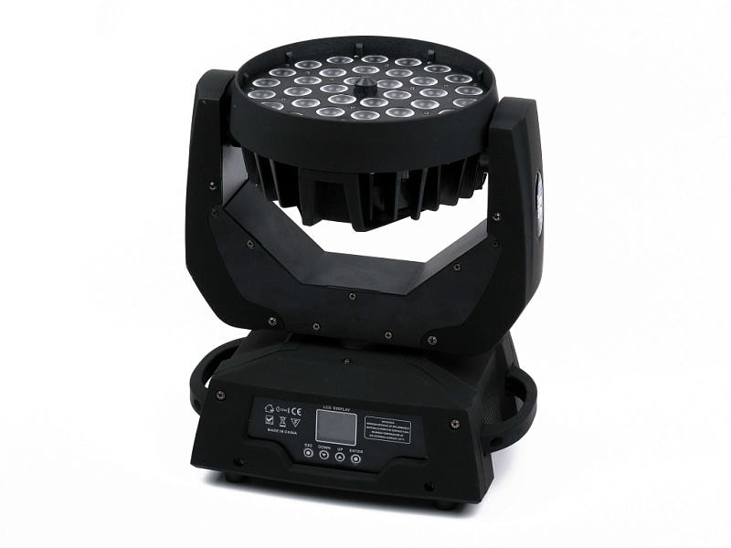 Фото Моторизированная голова Wash Zoom RGBW Bi Ray ML36W